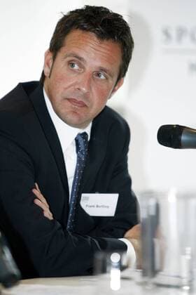 Geschäftsführer Dr. Frank Bertling (Upsolut Event AG Deutschland) Radsport Herren Vattenfall Cyclassics 2008, Straßenradsport, Straße, Rad, Pressekonferenz, Pressetermin, Einzelbild Hamburg