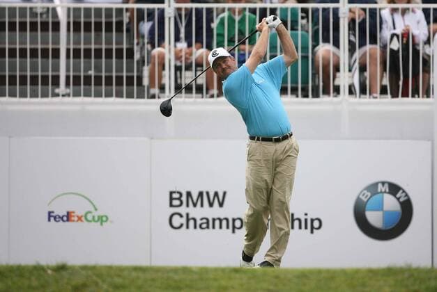 Jerry Kelly (USA) - (Icon2330809050662) Golf Herren BMW Championship 2008, PGA Tour, Fedex Cup, Fed Ex, Vdig Einzelbild St. Louis EDITORIAL USE ONLY