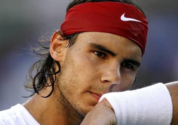 Rafael Nadal (Spanien) -  (NYP20080907109) Tennis Herren US Open 2008, Grand Slam, ATP Tour, Halbfinale Porträt Flushing Meadows New York, NY, N Y