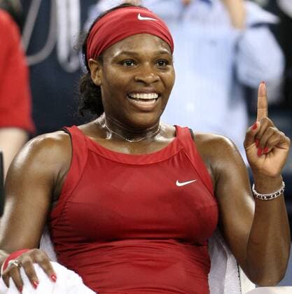 Serena Williams (USA) bejubelt ihren Sieg bei den US Open 2008 -  Tennis Damen US Open 2008, Grand Slam, WTA Tour, Finale Einzelbild Flushing Meadows New York, NY, N Y Freude,