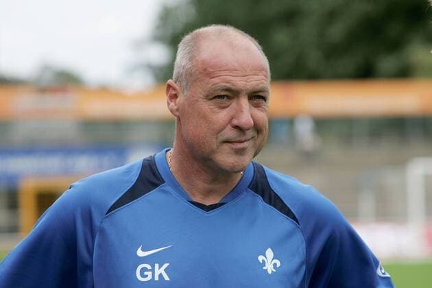 Trainer Gerhard Kleppinger (Darmstadt) Fußball Herren DFB Pokal 2008 2009, Pokalspiel, SV Darmstadt 98 Porträt Darmstadt