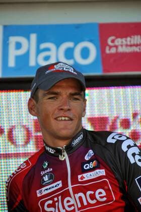Greg van Avermaet (Belgien Silence Lotto) gewinnt die 9. Etappe der Vuelta 2008 -  Radsport Herren Vuelta a Espana 2008, Spanienrundfahrt, Straßenradsport, Straße, Rad Porträt 9. Etappe: Vielha - Sabinanigo