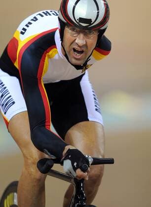 Wolfgang Sacher (Deutschland) -  Behindertensport Herren Paralympics 2008, Sommer Spiele, Sommerspiele, Behinderung, Nationaltrikot, Radsport Einzelbild Peking