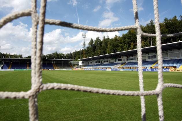 Dietmar Hopp Stadion, alte Heimspielstätte der TSG 1899 Hoffenheim Fußball 1. BL Herren Saison 2008 2009, TSG 1899 Hoffenheim Totale Hoffenheim 