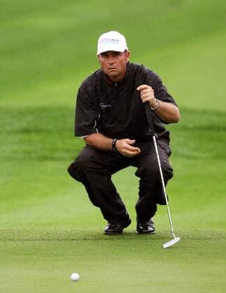 Sven Strüver (Deutschland) Golf Herren Mercedes Benz Championship 2008, European PGA Tour, Einzelbild Gut Lärchenhof Pulheim, Köln