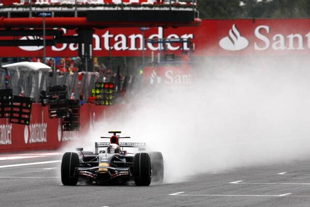 Sebastian Vettel (Deutschland Toro Rosso) in seinem Boliden Motorsport Grand Prix Herren Großer Preis von Italien 2008, Formel 1 Weltmeisterschaft, F1, F, GP, WM Einzelbild Monza