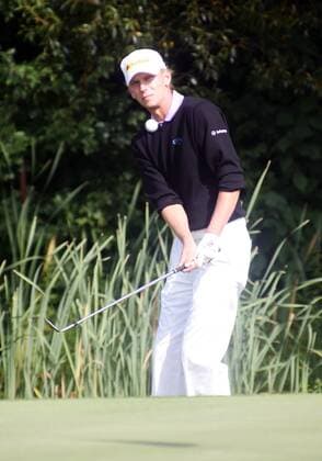 Marcel Siem (Deutschland) Golf Herren Mercedes Benz Championship 2008, European PGA Tour Einzelbild Pulheim