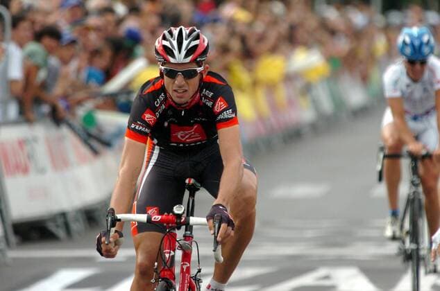 Imanol Erviti (Spanien Caisse d Epargne) gewinnt die 18. Etappe der Vuelta 2008 -  Radsport Herren Vuelta a Espana 2008, Spanienrundfahrt, Straßenradsport, Straße, Rad Einzelbild 18. Etappe: Valladolid - Las Rozas
