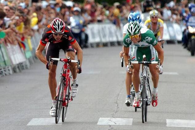 Imanol Erviti (Spanien Caisse d Epargne, li.) gewinnt die 18. Etappe der Vuelta 2008 vor Nicolas Roche (Irland Credit Agricole) -  Radsport Herren Vuelta a Espana 2008, Spanienrundfahrt, Straßenradsport, Straße, Rad Gruppe 18. Etappe: Valladolid - Las Rozas