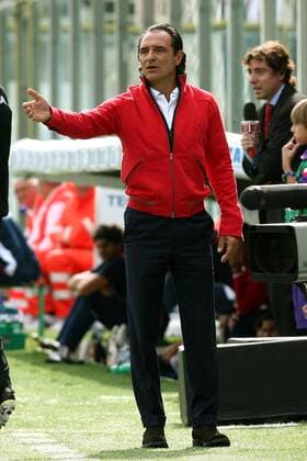 Trainer Claudio Cesare Prandelli (AC Florenz) -  Fußball Herren Serie A 2008 2009, 1. Italienische Liga, ACF Fiorentina Einzelbild Florenz