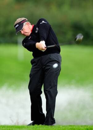 Colin Montgomerie (Schottland) - EDITORIAL USE ONLY. No use with unauthorised audio, video, data, fixture lists, club league logos or live services. Online in-match use limited to 120 images, no video emulation. No use in betting, games or single club league player publications. Golf Herren The Quinn Direct British Masters 2008, European PGA Tour Einzelbild The Belfry Sutton Coldfield