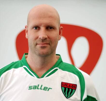 Frank Lerch wird als neuer Trainer des 1. FC Schweinfurt 05 vorgestellt Fußball Herren Bayernliga 2008 2009, Oberliga Bayern, 1. FC Schweinfurt 05, Präsentation, Pressetermin Porträt Schweinfurt