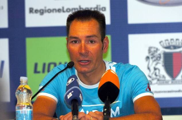 Erik Zabel (Deutschland Milram) gibt am Rande der WM 2008 seinen Rücktritt zum Ende dieser Saison bekannt -  Radsport Herren WM 2008, Straßenradsport, Straße, Rad, Rücktritt, Karriereende, Karriere Ende Einzelbild o0 premiumd Varese