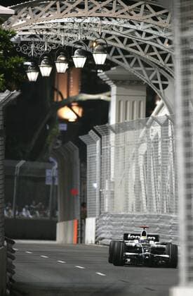 Nico Rosberg (Deutschland Williams) Motorsport Grand Prix Herren Großer Preis von Singapur 2008, Formel 1 Weltmeisterschaft, F1, F, GP, WM, Nachtrennen Totale Singapur