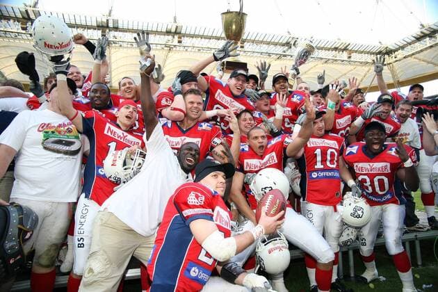 Braunschweig Lions sind deutscher Meister 2008 American Football 1. BL Herren German Bowl 2008, GFL, Finale, GermanBowl, Football League, 30, XXX Totale Frankfurt M.