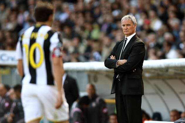 Trainer Claudio Ranieri und Del Piero (beide Juventus Turin) -  Fußball Herren Serie A 2008 2009, 1. Italienische Liga, Juve Gruppe Turin