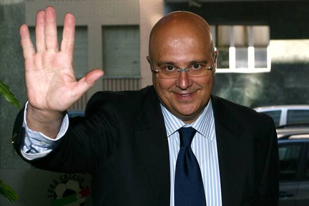 Sportdirektor Pierpaolo Marino (SSC Neapel) anlässlich des Treffens des italienischen Ligaverbandes Lega Calcio in Mailand -  Fußball Herren Serie A 2008 2009, 1. Italienische Liga, Lega Calcio, Treffen, Napoli Einzelbild Mailand