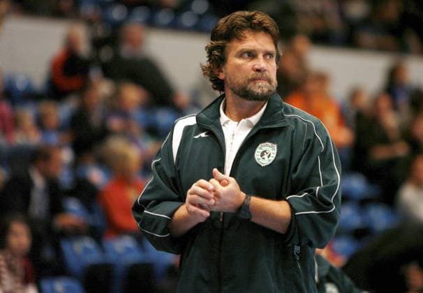 Trainer Dr. Rastislav Trtik (Tatran Presov) Handball EC 1 Herren Champions League 2008 2009, Tatran Presov Einzelbild Hamburg