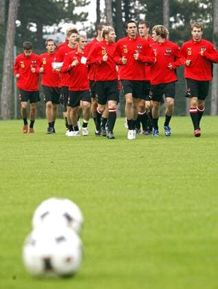 Training Österreich -  Fußball Herren Nationalmannschaft 2008, Training Totale Lindabrunn