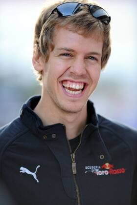 Sebastian Vettel (Deutschland Toro Rosso) Motorsport Grand Prix Herren Großer Preis von Japan 2008, Formel 1 Weltmeisterschaft, F1, F, GP, WM Porträt Fuji Freude,