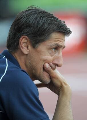 Co Trainer Andy Ladner (FC Zürich) enttäuscht -  Fußball Herren Super League 2008 2009, 1. Schweizer Liga, FC Zürich Porträt Zürich