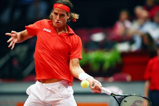 Feliciano Lopez (Spanien) -  Tennis Herren Bank Austria Tennis Trophy 2008, ATP Tour Einzelbild Wien Dynamik,