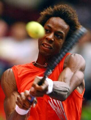 Gael Monfils (Frankreich) -  Tennis Herren Bank Austria Tennis Trophy 2008, ATP Tour, Finale Einzelbild Wien