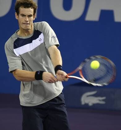 Andrew Murray (Großbritannien) -  Tennis Herren Masters Series 2008, ATP Tour Einzelbild Madrid Dynamik,