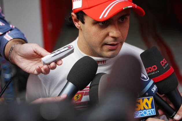 Felipe Massa (Brasilien Ferrari) im Interview Motorsport Grand Prix Herren Großer Preis von China 2008, Formel 1 Weltmeisterschaft, F1, F, GP, WM Einzelbild Shanghai