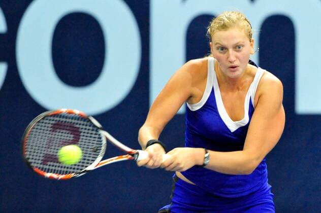 Petra Kvitova (Tschechien) -  Tennis Damen Zürich Open 2008, WTA Tour, Vdig Einzelbild Zürich