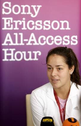 Ana Ivanovic (Serbien) anläßlich der Sony Ericsson All Access Hour bei den Generali Ladies 2008 in Linz -  Tennis Damen Generali Ladies 2008, WTA Tour, PK, Pressetermin Vdig Einzelbild Linz