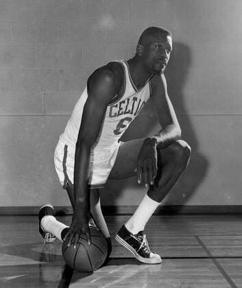 Bill Russell (Boston Celtics) - Basketball Herren NBA 1959 1960 Einzelbild EDITORIAL USE ONLY