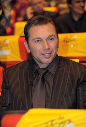 Teammanager Johan Bruyneel (Belgien Astana) bei der Präsentation der Strecke der Tour de France 2009 -  (pan28394) Radsport Herren Tour de France 2009, Vorschau 2008, Straße, Rad, Straßenradsport Porträt Paris
