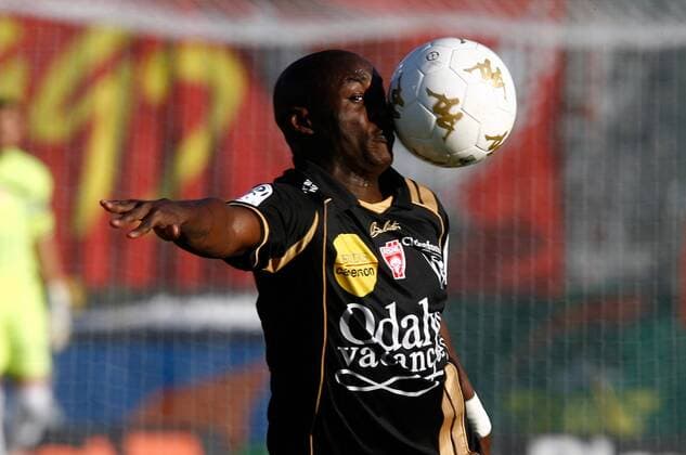 Marc Antoine Fortune (Nancy) -  (pan28374) Fußball Herren Ligue 1 2008 2009, 1. Französische Liga, AS Nancy Lorraine Einzelbild Le Mans