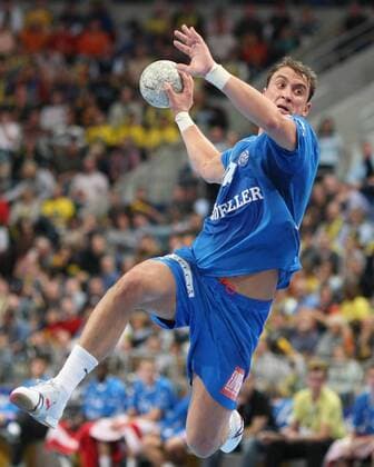 Momir Ilic (Gummersbach) Handball 1. BL Herren Saison 2008 2009, VfL Gummersbach Einzelbild Mannheim Dynamik,