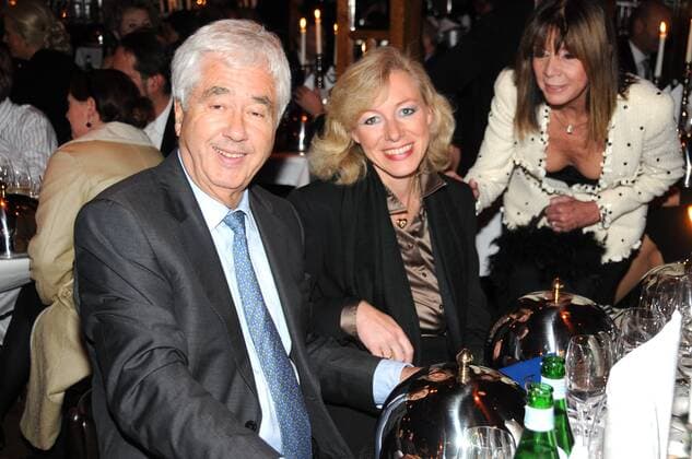 Prof. Dr. Fritz Scherer (FC Bayern München) mit Ehefrau Claudia Ide Scherer zu Gast bei der Premiere des Teatro Variete von Starkoch Alfons Schuhbeck Fußball Herren Teatro Variete 2008, Eröffnung, Premiere, Show, Kochshow, Dinnershow Gruppe München Freude,