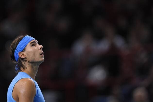 Rafael Nadal (Spanien) -  Tennis Herren BNP Paribas Masters 2008, Series, ATP Tour Einzelbild Paris Bercy