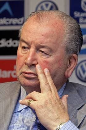 Julio H. Grondona (Argentinien) - FIFA Vizepräsident und AFA Präsident -  (pan28585) Fußball Herren Nationalmannschaft 2008, Pressekonferenz, Pressetermin Porträt Buenos Aires