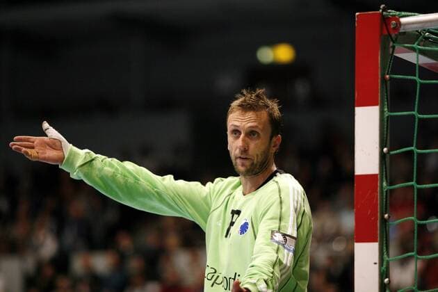 Torwart Steinar Ege (Kopenhagen) Handball EC 1 Herren Champions League 2008 2009, FC Handbold Kopenhagen, FCK Einzelbild Hamburg
