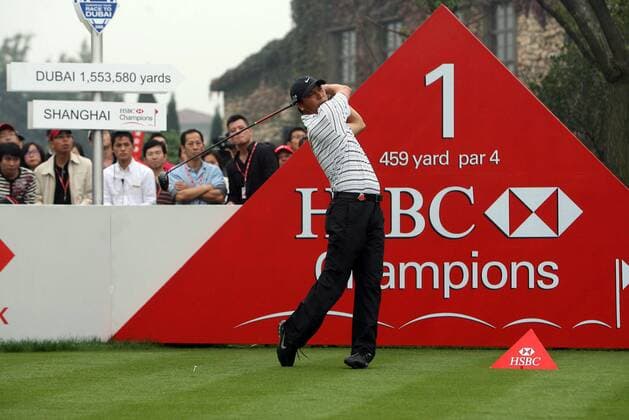 Zhang Lianwei (China) -  (IMC2008110668824) Golf Herren HSBC Champions 2008, European PGA Tour, ProAm, Pro Am Einzelbild Shanghai