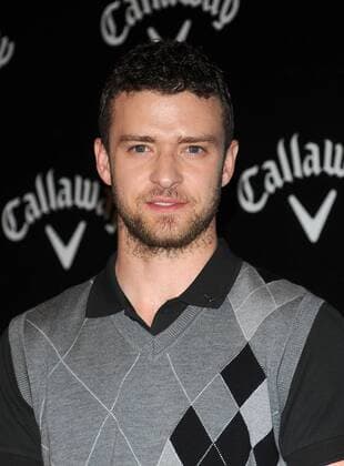 Sänger Justin Timberlake USA) bei der Präsentation eines neuen Drivers (FT iQ) von Callaway in New York - (PPF4C) Golf Herren Wirtschaft 2008, Promotiontermin, PR, Promo, Promotion Porträt New York NY N.Y.