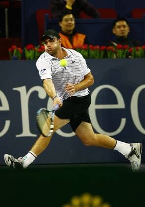 Andy Roddick (USA) -  Tennis WM Herren ATP Masters Cup 2008, Series, Tour, Einzelbild Shanghai Dynamik,
