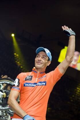 Erik Zabel (Deutschland) beendet seine Karriere beim Münchener Sechstagerennen 2008 Radsport Herren 45. Münchener Sechstagerennen 2008, Rad, Bahn, Halle, Indoor, Bahnrad, Bahnradsport, Einzelbild München