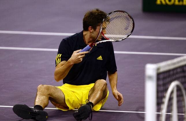 Gilles Simon (Frankreich) -  Tennis Herren ATP Masters Cup 2008, Series, Tour, VDig Einzelbild Shanghai