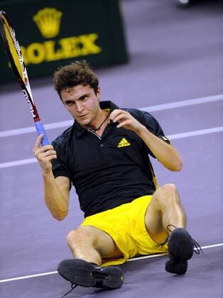 Gilles Simon (Frankreich) -  (IMC2008111215299) Tennis Herren ATP Masters Cup 2008, Series, Tour, Vdig Einzelbild Shanghai