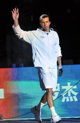 Radek Stepanek (Tschechien) - Einmarsch -  (IMC2008111215884) Tennis Herren ATP Masters Cup 2008, Series, Tour, Vdig Einzelbild Shanghai
