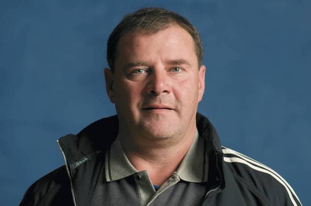 Bundestrainer Wolfgang Hoppe (Deutschland) Bobsport Damen Bob 2008 2009, Fotoshooting, Fotostudio, Studioaufnahme, Nationalmannschaft, Präsentation Porträt