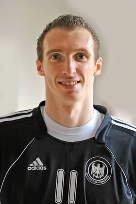 Holger Glandorf (Deutschland) Handball Herren Nationalteam 2008, Präsentation, Pressetermin, Porträttermin, Fotostudio, Studioaufnahme Porträt