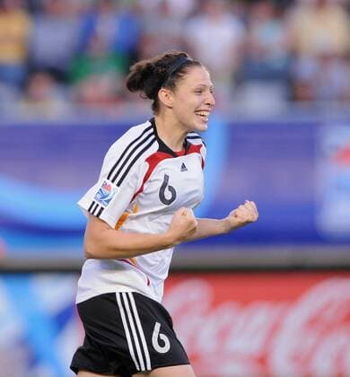 Kim Kulig (Deutschland U20) - Torjubel - Fußball WM Damen U20 WM, U 20, Länderspiel, Nationalteam, Nationaltrikot, Frauen, Frauenfußball Einzelbild o0 2008 Coquimbo Freude,