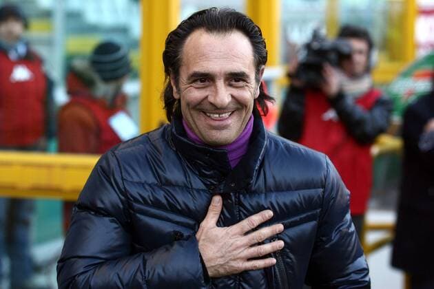 Trainer Cesare Prandelli (AC Florenz) -  Fußball Herren Serie A 2008 2009, 1. Italienische Liga, ACF Fiorentina Porträt Turin